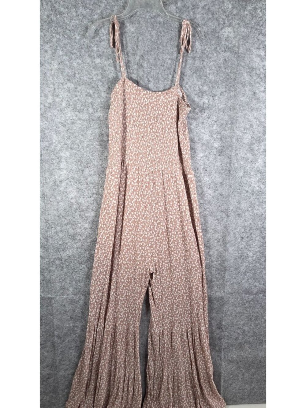Altar’d State Ella Floral Jumpsuit Women’s Size L Sleeveless Boho Wide Leg - Picture 6 of 10
